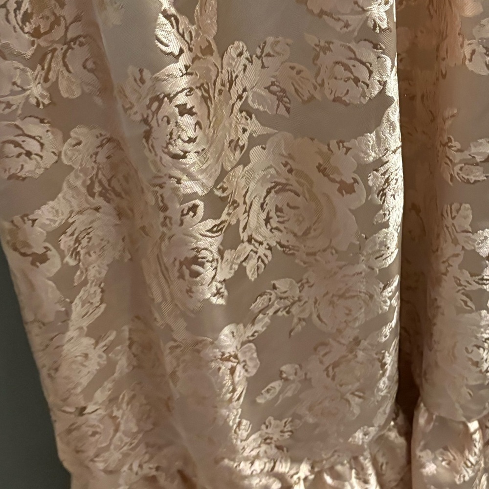 Anthropologie if by sea (v Chapman style) maxi event dress pink fit& flare XS - Picture 8 of 11